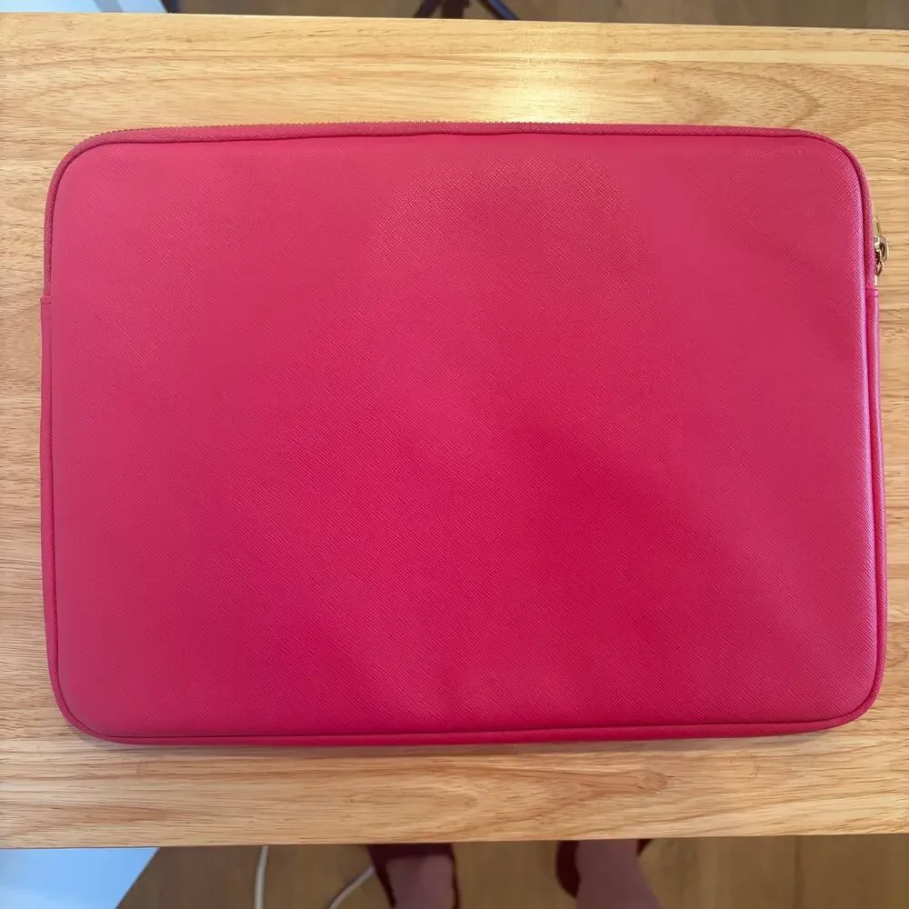 Kate Spade New York Hot Pink Leather Laptop Case Macbook Pro Macbook Air
